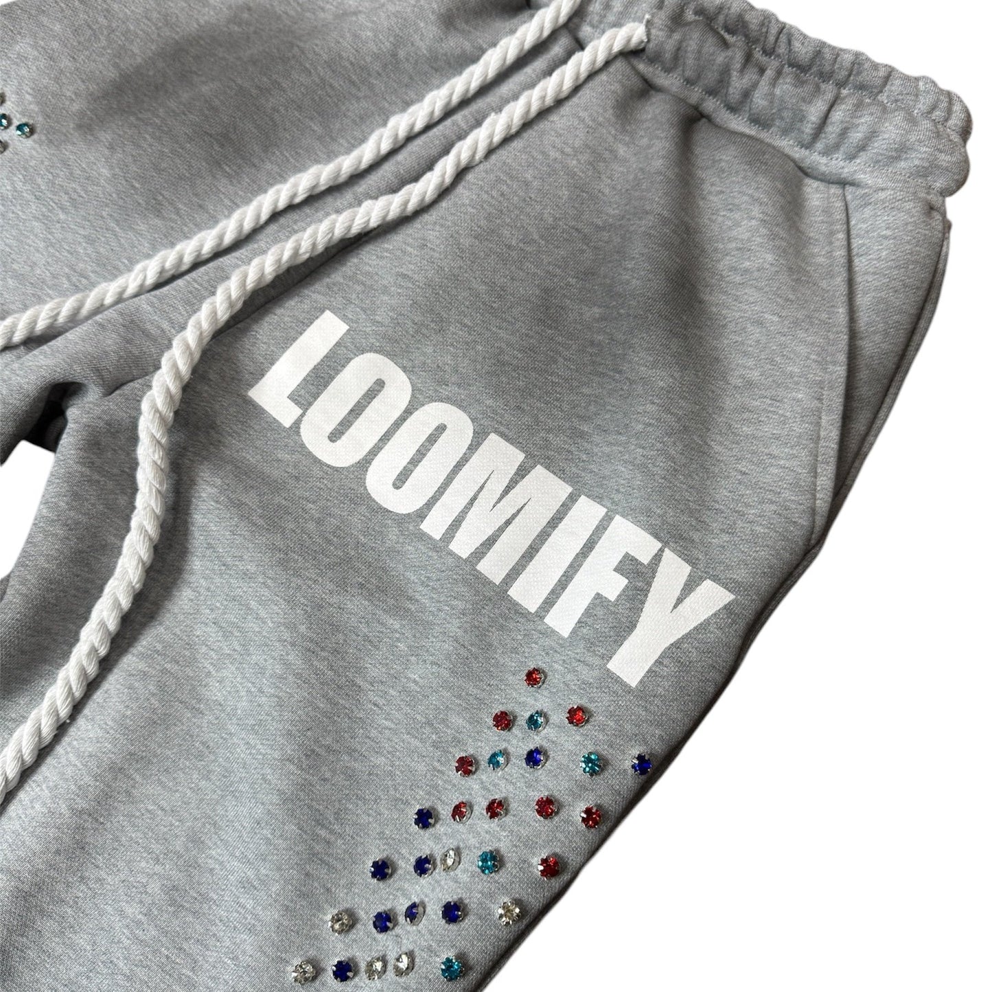 LA® Crystal Baggy Sweatpants