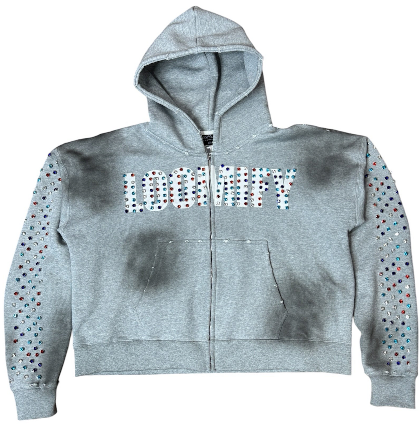 Crystal Zip-Up Hoodie
