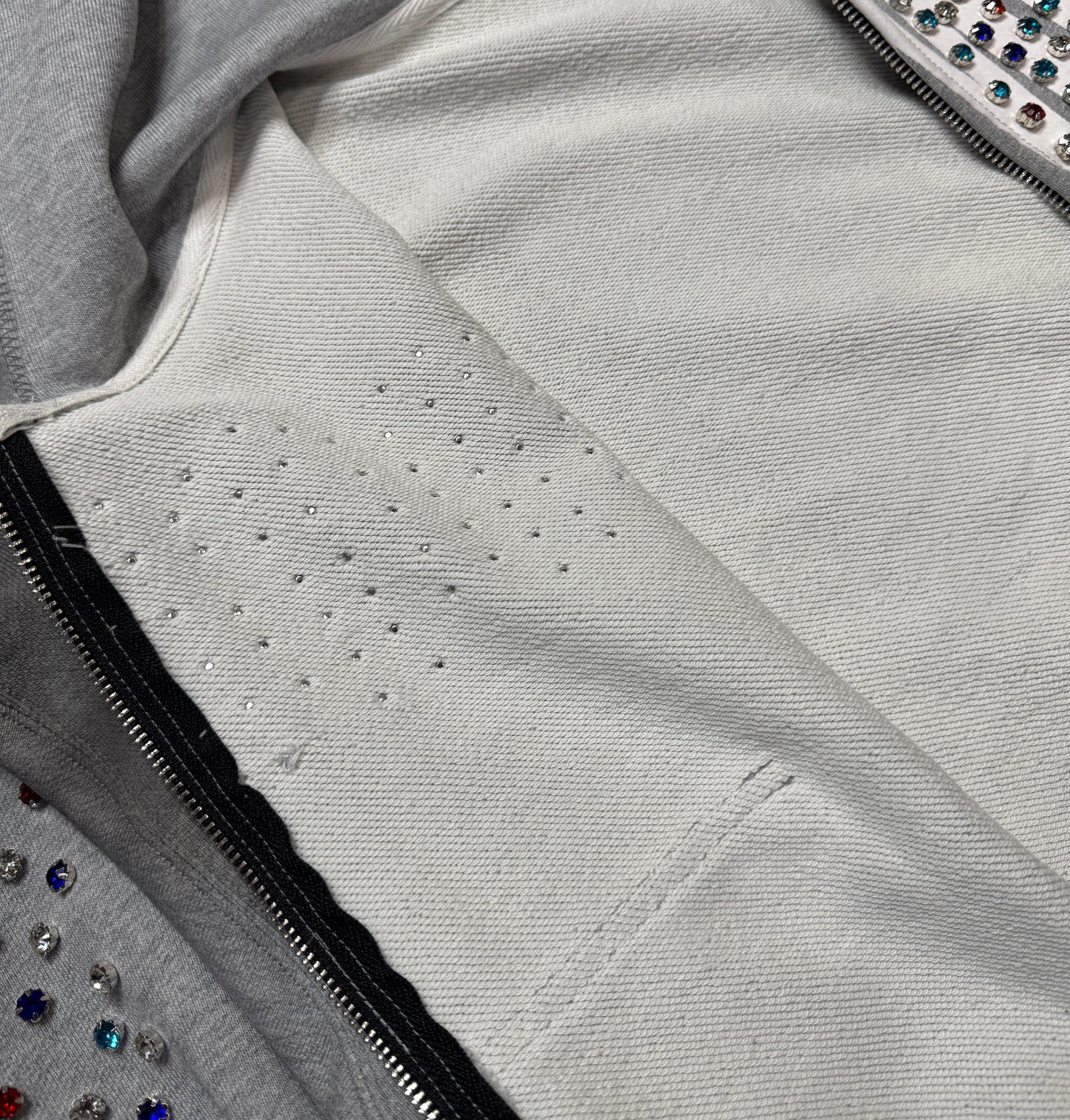 Crystal Zip-Up Hoodie