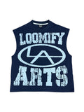 Navy Sleeveless Tee