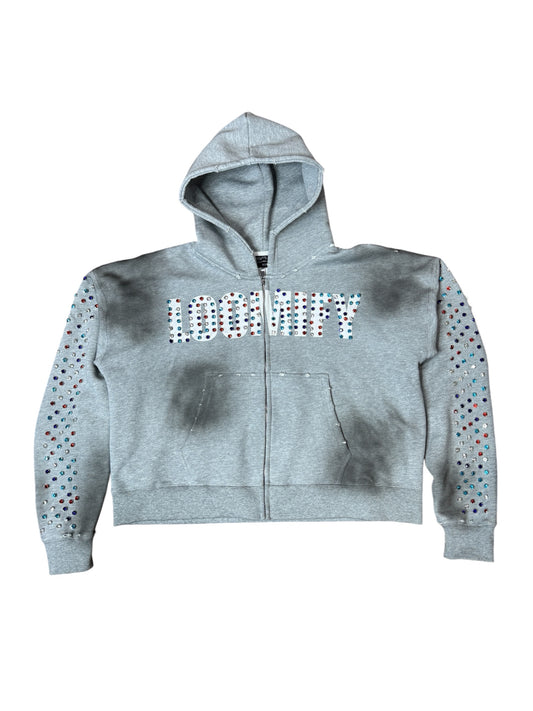 Crystal Zip-Up Hoodie